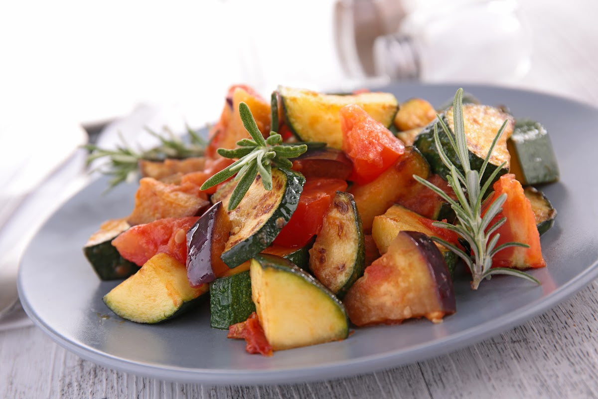 Oven-baked ratatouille