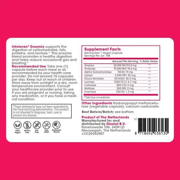 Enzymix (108 Capsules)