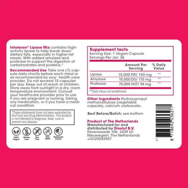 Enzymix (6 Capsules, Trial Pack)
