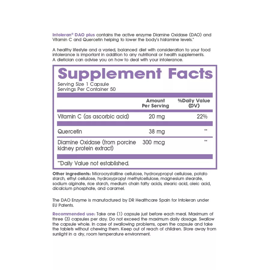 DAO Plus (50 Capsules)