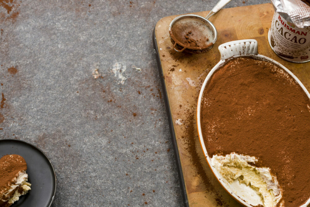 Coffee dessert cups without raw egg
