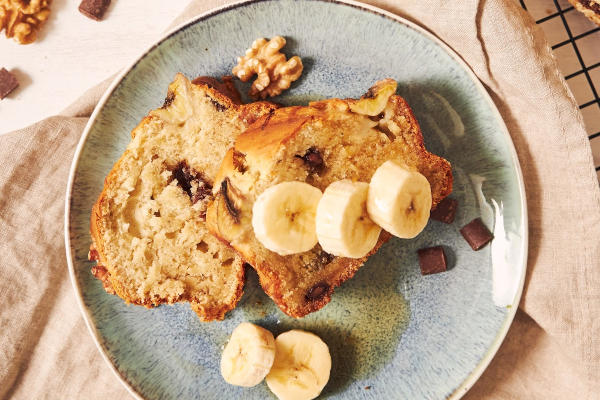 Banana and cinnamon loaf
